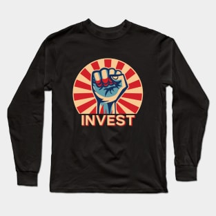 Poor People Invest Hedge Fund Short Selling Long Sleeve T-Shirt